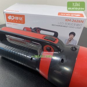 Đèn dự phòng cúp điện KM - 2626 tích hợp 2 loại bóng led
