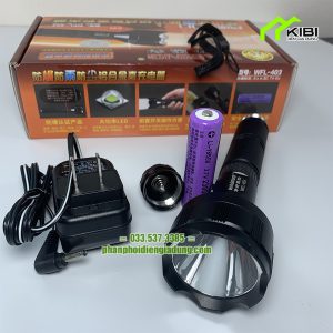 Đèn pin cầm tay Wasing 403 bền đẹp, 3 chế độ sáng