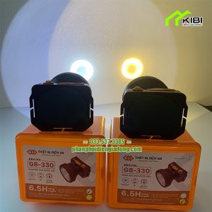 Đèn đội đầu G8 - 330 tích hợp pin sạc siêu bền (Đèn bin siêu sáng có 2 phân loại là sáng trắng và sáng vàng)