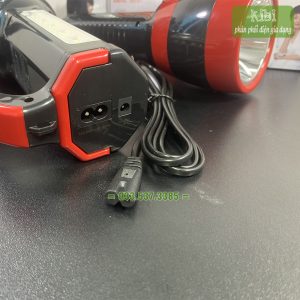 Đèn pin để bàn KM - 2651 tích hợp 2 kiểu đèn, sử dụng pin sạc