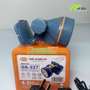 Đèn đeo đầu G8 - 327 nhỏ gọn, chống nước, pin sạc trâu Đèn đeo đầu G8 - 327 nhỏ gọn, chống nước, pin sạc trâu