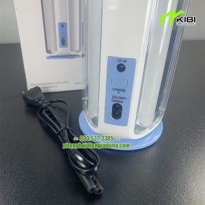 Đèn pin dã ngoại KN - 9854 có tay cầm, tổng công suất 27W (Đèn cầm tay tích hợp hai cổng sạc đa năng hỗ trợ sạc nhanh, tiết kiệm năng lượng)