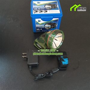 Đèn pin đội đầu ML - 6A pin bền, thời gian chiếu sáng dài (Đèn pin phượt có thiết kế đeo đầu chắc chắn, có thể điều chỉnh hướng sáng bằng tay)