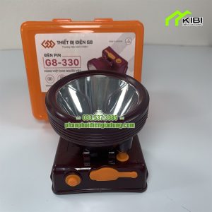 Đèn đội đầu G8 - 330 tích hợp pin sạc siêu bền (Đèn đội đầu có thiết kế chắc chắn, khả năng chống nước tốt)