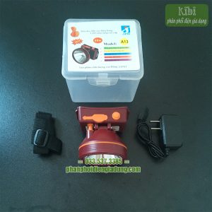 Đèn pin đội đầu A13 Jipal ánh sáng mạnh, pin sạc bền Đèn pin đội đầu A13 Jipal ánh sáng mạnh, pin sạc bền