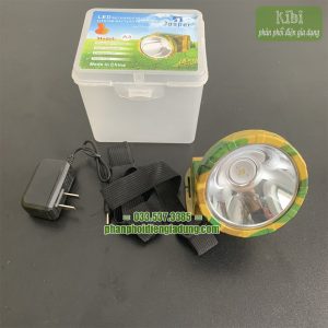Đèn pin đeo đầu A3 Jasper siêu sáng, công suất 50W (Đèn pin sạc có pha đèn khá to, đảm bảo cho phạm vi chiếu sáng rộng)