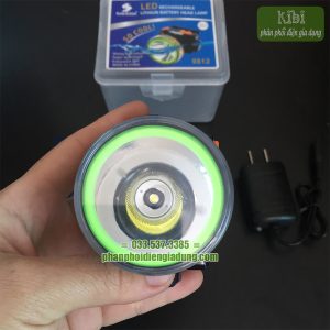 Đèn bin mini 9812 Suncessa nhỏ gọn, siêu sáng (Đèn pin đội đầu có mặt kính phẳng, choá đèn rộng, nâng cao hiệu suất và phạm vi chiếu sáng)