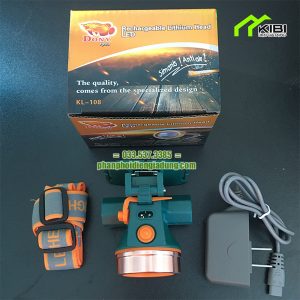 Đèn pin siêu sáng mini KL - 108 pin sạc bền, chống nước Đèn pin siêu sáng mini KL - 108 pin sạc bền, chống nước