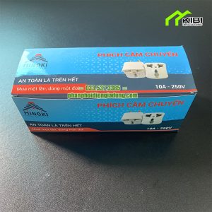 Ổ cắm chuyển đổi 2 sang 3 thiết kế nhỏ gọn, chịu tải tốt Ổ cắm chuyển đổi 2 sang 3 thiết kế nhỏ gọn, chịu tải tốt