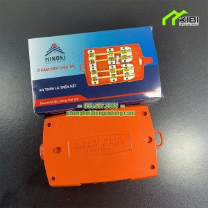 Ổ cắm điện 6 lỗ Hinoki thiết kế lõi sứ chống cháy nổ Ổ cắm điện 6 lỗ Hinoki thiết kế lõi sứ chống cháy nổ