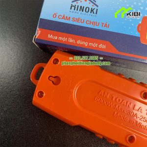 Ổ điện 4 lỗ Hinoki thiết kế không dây, chịu tải cao