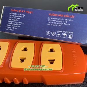 Ổ chia điện Hinoki 4 lỗ cắm, dây nguồn 5m