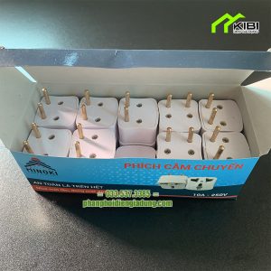 Ổ cắm chuyển đổi 2 sang 3 thiết kế nhỏ gọn, chịu tải tốt Ổ cắm chuyển đổi 2 sang 3 thiết kế nhỏ gọn, chịu tải tốt