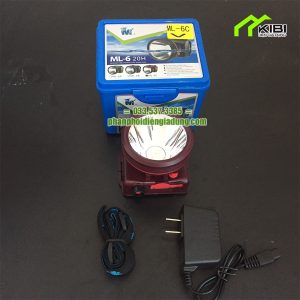 Đèn pin đeo đầu ML - 6C chip led siêu bền, chống nước tốt (Đèn pin đội đầu chống nước có kiểu dáng hiện đại, khả năng chiếu sáng mạnh)