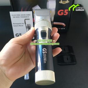 Tông đơ cắt tóc G5 vận hành êm ái, lưỡi cắt sắc bén Tông đơ cắt tóc G5 vận hành êm ái, lưỡi cắt sắc bén