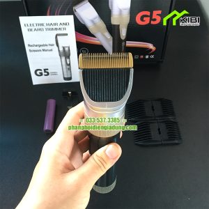 Tông đơ cắt tóc G5 vận hành êm ái, lưỡi cắt sắc bén Tông đơ cắt tóc G5 vận hành êm ái, lưỡi cắt sắc bén