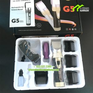 Tông đơ cắt tóc G5 vận hành êm ái, lưỡi cắt sắc bén Tông đơ cắt tóc G5 vận hành êm ái, lưỡi cắt sắc bén