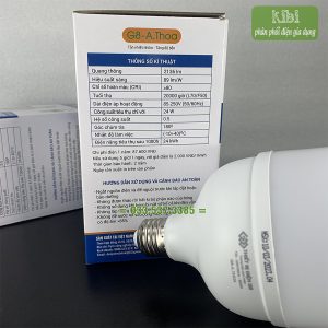 Bóng led trụ 15W G8 nhỏ gọn, thiết kế đui xoáy e27 dễ dùng