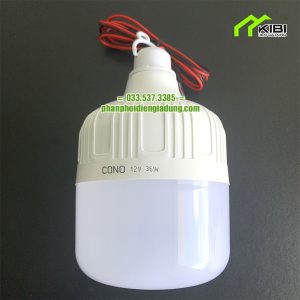 Bóng đèn trụ 12V 36W kẹp bình acquy cao cấp Bóng đèn trụ 12V 36W kẹp bình acquy cao cấp