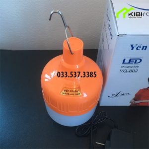 Bóng đèn tích điện YQ - 802 công suất lớn, 3 chế độ sáng