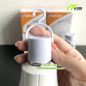 Bóng đèn sạc pin LP - 128 siêu sáng, công suất 20W (Bóng đèn led e27 có thiết kế móc treo tiện lợi)