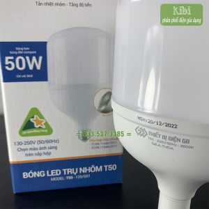 Bóng đèn 50W G8 sử dụng chip led siêu bền, siêu sáng (Bóng led siêu sáng có phần trụ nhôm siêu bền tản nhiệt tốt)