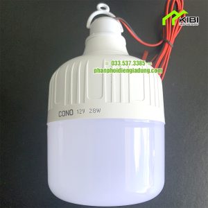 Bóng led trụ kẹp bình 12V 28W siêu sáng, chip led siêu bền