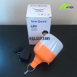 Bóng đèn tích điện YQ - 802 công suất lớn, 3 chế độ sáng (Bóng đèn tích điện có công suất hoạt động 80W với 3 chế độ sáng)