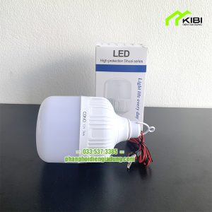 Bóng đèn trụ 12V 36W kẹp bình acquy cao cấp Bóng đèn trụ 12V 36W kẹp bình acquy cao cấp