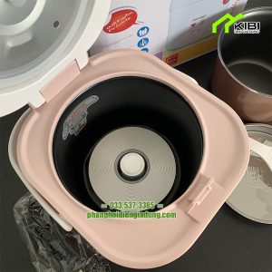 Nồi cơm điện mini 1 người GK - 008 dung tích 0,8L (Nồi cơm nhỏ có thiết kế mâm nhiệt rộng toả nhiệt đều, hỗ trợ nấu nhanh)