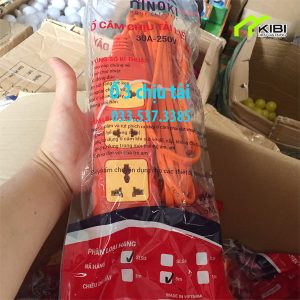 Ổ cắm siêu chịu tải Hinoki tích hợp 3 lỗ cắm đa năng (Ổ cắm 3 chấu có khả năng chịu tải cao với công suất nên suất 6000W)
