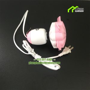 Quạt trần mini 490 năm cánh, động cơ khoẻ, chạy êm (Quạt màn có động cơ 15W, vòng quay tối đa 32cm)
