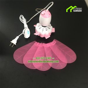 Quạt trần mini 490 năm cánh, động cơ khoẻ, chạy êm