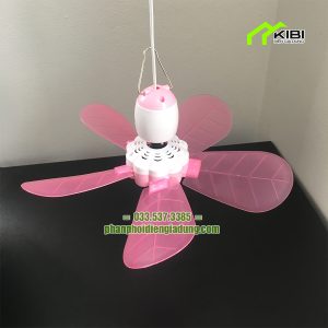 Quạt trần mini 490 năm cánh, động cơ khoẻ, chạy êm (Quạt trần mini có thiết kế móc treo tiện lợi, dễ dàng lắp đặt)