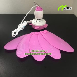 Quạt trần 5 cánh 690 sải cánh 17cm, công suất 15W (Quạt màn với thiết kế 5 cánh nhựa cùng chiều dài 17cm)