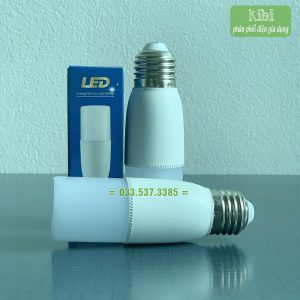 Bóng đèn hình trụ sáng trắng, công suất 10W (Đèn điện có góc chiếu sáng rộng với cường độ sáng cao)