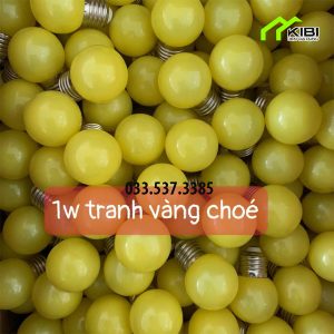 Bóng led chanh nhiều màu sắc công suất 1W Bóng led chanh nhiều màu sắc công suất 1W
