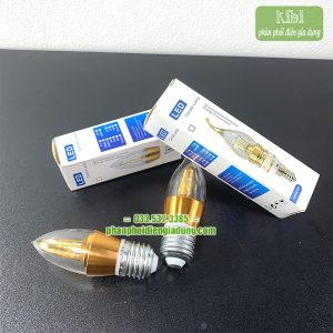 Bóng đèn led nến trang trí đui xoáy e14, e27 Bóng đèn led nến trang trí đui xoáy e14, e27