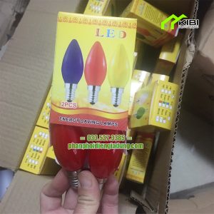 Bóng đèn quả nhót e14, công suất 1W Bóng đèn quả nhót e14, công suất 1W