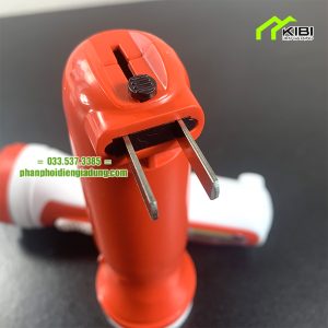 Đèn cầm tay KN 4511 kiều dáng gọn nhẹ, tích hợp 2 bóng led (Đèn pin mini có phần chân sạc được thiết kế ở dưới đế đèn)