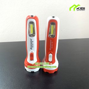 Đèn cầm tay KN 4511 kiều dáng gọn nhẹ, tích hợp 2 bóng led