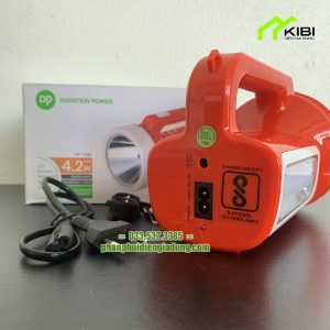 Đèn pin siêu sáng DP -7306 đa năng, 2 bóng led (Đèn dự phòng sử dụng pin sạc có thể sạc nhiều lần mà không lo trai pin)