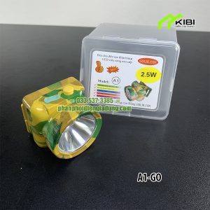 Đèn pin đeo đầu A1 Goldlion siêu sáng, 25W (Đèn pin đeo đầu có thiết kế nhỏ gọn, màu rằn ri khoẻ khoắn)