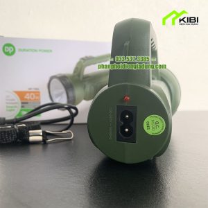 Đèn pin sạc điện DP - 7323 công suất 40W (Đèn bin siêu sáng sử dụng pin sạc và có đèn báo khi sạc)