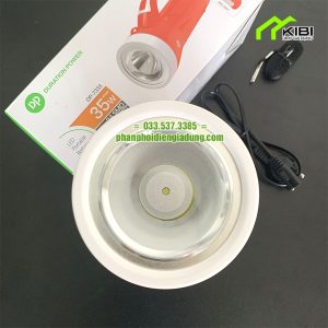 Đèn dự phòng cúp điện DP - 7333 siêu sáng, 35W (Đèn pin cầm tay sử dụng chíp led siêu sáng cùng pha đèn rộng)