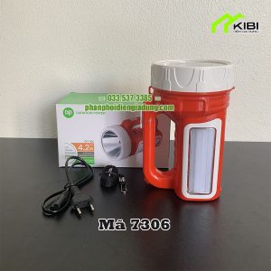 Đèn pin siêu sáng DP -7306 đa năng, 2 bóng led (Đèn pin siêu sáng có thiết kế đa năng với 2 bóng led)