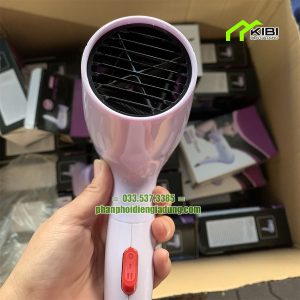 Máy sấy mini gấp gọn Dryer 6206 công suất 1400W (Máy sấy 2 chiều có đầu thổi rộng, giúp sấy tóc kho nhanh)