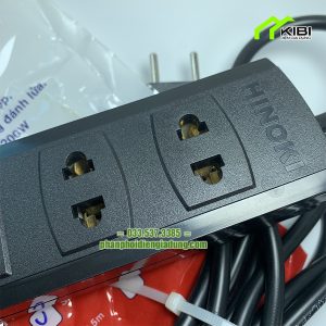 Ổ điện nối dài Hinoki 4 lỗ có công tắc Ổ điện nối dài Hinoki 4 lỗ có công tắc