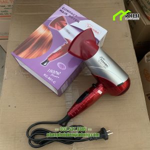 Máy sấy tóc đa năng Toshiba KC - 801 - C 1800W (Máy sấy tóc đa năng có thiết kế nhỏ gọn với đầu sấy hẹp tạo kiểu nhanh)