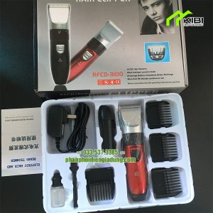 Tông đơ hớt tóc RFCD - 3100 sử dụng pin sạc, công suất 15W Tông đơ hớt tóc RFCD - 3100 sử dụng pin sạc, công suất 15W